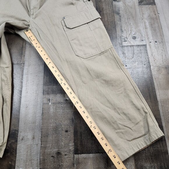 Mens Duluth Trading Fire Hose Pant size 42x30 Canvas Heavy Duty Cargo Pants - Picture 6 of 11